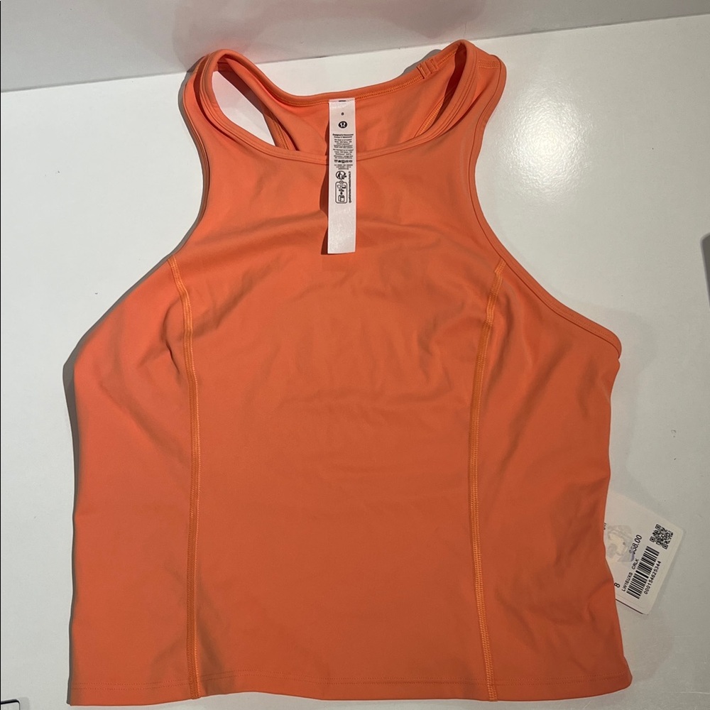 Lululemon Nulux Racerback Cropped Run Tank CRLK